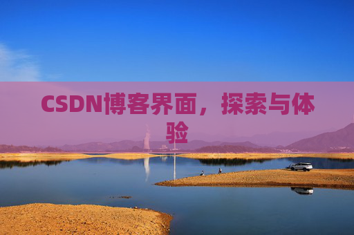 CSDN博客界面,探索与体验
